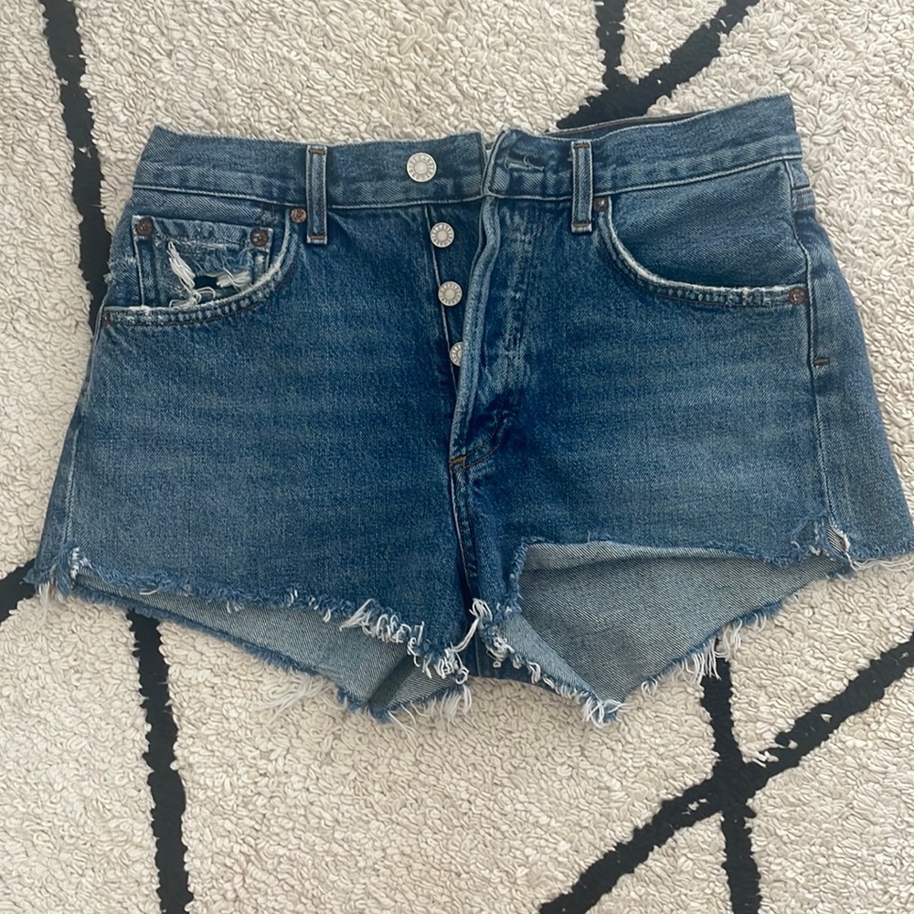 AGOLDE Parker Denim Shorts Size 25